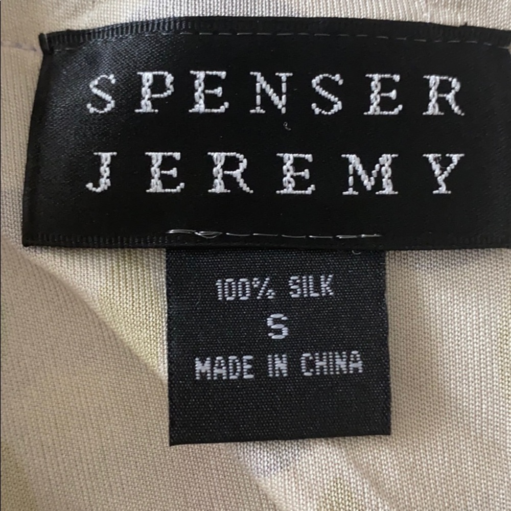 Vintage Spenser Jeremy 100% silk wrap - Picture 7 of 7